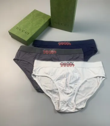 Gucci Underwears for Men 3 pairs per box #A65863