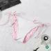 D-ior Pink Monogram Printed Bikini Set For Chic Summer Beach Looks #9874290
