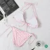 D-ior Pink Monogram Printed Bikini Set For Chic Summer Beach Looks #9874290
