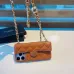Chanel-Style Caviar Leather Quilted Phone Case with Adjustable  Golden Ball" Chain   Card Slot #A65263