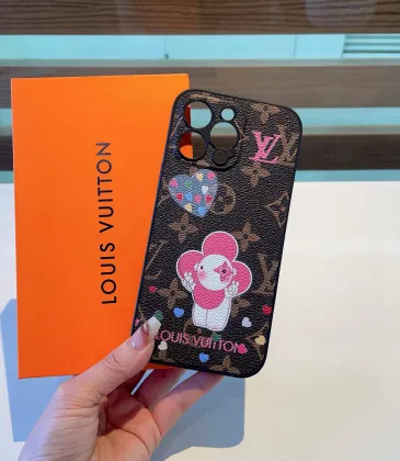 LV Sunflower LV Full-Surround Leather Phone Case #A57777