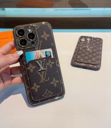 LV monogram  card slot phone case #A57782