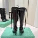 Balenciaga Cagole Studded Pointed‑Toe Over‑The‑Knee Boots 9.5cm Heel #B68384