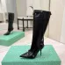 Balenciaga Cagole Studded Pointed‑Toe Over‑The‑Knee Boots 9.5cm Heel #B68386