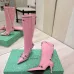 Balenciaga Cagole Studded Pointed‑Toe Over‑The‑Knee Boots 9.5cm Heel #B68387
