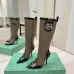 Balenciaga Cagole Studded Pointed‑Toe Over‑The‑Knee Boots 9.5cm Heel #B68391