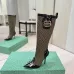 Balenciaga Cagole Studded Pointed‑Toe Over‑The‑Knee Boots 9.5cm Heel #B68391