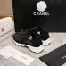 Chanel Black White Couples Sneakers #A54426