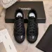Chanel Black White Couples Sneakers #A54426