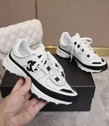 Chanel shoes for Chanel Sneakers Unisex Shoes #A63933