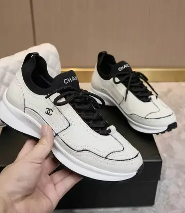 Chanel shoes for Chanel Sneakers Unisex Shoes #A66175
