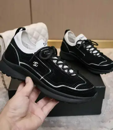 Chanel shoes for Chanel Sneakers Unisex Shoes #A66181