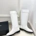 Chanel CC Metal Buckle Flat Knee‑High Rider Boots #B68461