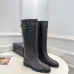 Chanel CC Metal Buckle Flat Knee‑High Rider Boots #B68462