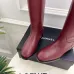 Chanel CC Metal Buckle Flat Knee‑High Rider Boots #B68463