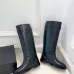 Chanel CC Metal Buckle Flat Knee‑High Rider Boots #B68464