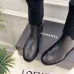 Chanel Double‑C Color Block Sock Ankle Boots 7.5cm Heel #B68350