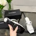 Chanel 2026 Double‑Strap Square‑Toe Heel Slide Sandals #B68496