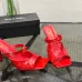 Chanel 2026 Double‑Strap Square‑Toe Heel Slide Sandals #B68497