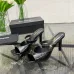 Chanel 2026 Double‑Strap Square‑Toe Heel Slide Sandals #B68499