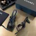 Chanel 2026 Double‑Strap Square‑Toe Heel Slide Sandals #B68501