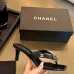 Chanel 2026 Double‑Strap Square‑Toe Heel Slide Sandals #B68501
