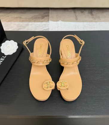 Chanel shoes for Women Chanel sandals Black/White/Red/Brown #A49584 Chanel shoes for Women Chanel sandals Black/White/Red/Brown #A49584