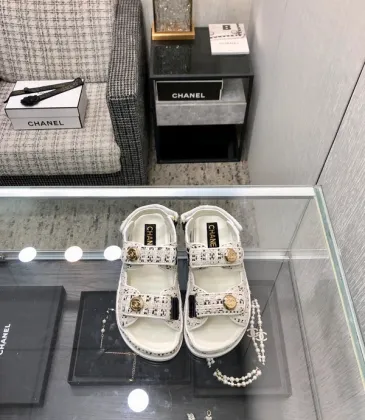 Chanel shoes for Women Chanel sandals Crochet Fashion Black #A48694 Chanel shoes for Women Chanel sandals Crochet Fashion Black #A48694