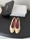 Chanel Beige Patent & Suede Ballet Flats with Bow Detail, Women’s Pumps #B69666 Chanel Beige Patent & Suede Ballet Flats with Bow Detail, Women’s Pumps #B69666