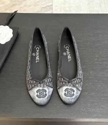 Chanel shoes for Women's Ballet flats Black #A48901 Chanel shoes for Women's Ballet flats Black #A48901