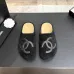 Chanel Classic Double C Suede Closed‑Toe Birkenstock Mules #B68362