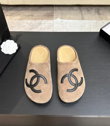 Chanel Classic Double C Suede Closed‑Toe Birkenstock Mules #B68363