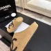 Chanel Classic Double C Suede Closed‑Toe Birkenstock Mules #B68364