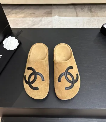 Chanel Classic Double C Suede Closed‑Toe Birkenstock Mules #B68364