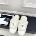 Chanel Double C Turnlock Shearling Lined Mule Slippers #B68352