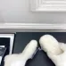 Chanel Double C Turnlock Shearling Lined Mule Slippers #B68352
