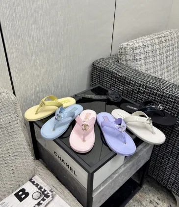 Chanel shoes for Women's Chanel Fashion flip flops Black/Blue/Yellow/White #A48698 Chanel shoes for Women's Chanel Fashion flip flops Black/Blue/Yellow/White #A48698
