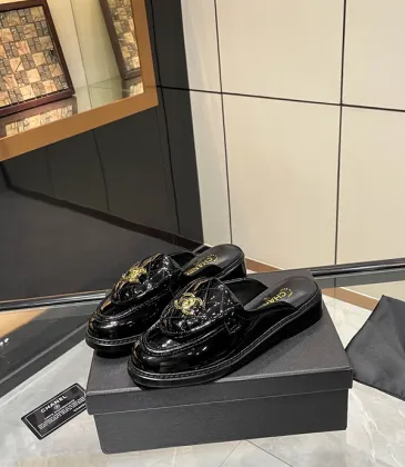 Chanel shoes for Women's Chanel slippers Moccasins Lambskin Fashion #A48707 Chanel shoes for Women's Chanel slippers Moccasins Lambskin Fashion #A48707