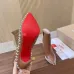 Christian Louboutin Tan Leather Studded Ankle Boots, Pointed Toe, 100mm Stiletto Heel, Red Sole #B69613