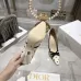 Dior 26SS Runway Embroidered Pointed‑Toe Pumps 8.5cm Heel #B68469