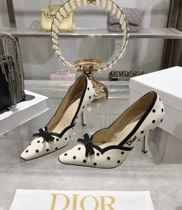 Dior 26SS Runway Embroidered Pointed‑Toe Pumps 8.5cm Heel #B68469