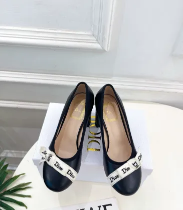 Dior J'ADIOR Bow Ribbon Tweed Block‑Heel Pumps 7.5cm Heel #B68394