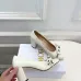 Dior J'ADIOR Bow Ribbon Tweed Block‑Heel Pumps 7.5cm Heel #B68395