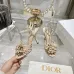 Dior Spring Summer New High-Heel 7.5 cm Sandals  Butterfly  Floral Design   #A63467