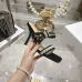 Snake Print Dior Style High Heel Mule Sandals for Women 8.5cm #A63469