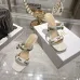 Snake Print Dior Style High Heel Mule Sandals for Women 8.5cm #A63470