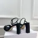 Dior CD Buckle One‑Strap High‑Heel Slide Sandals 8.5cm Heel #B68399