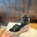 D-ior Shoes for D-ior Slippers for women D-Club Wedge Sandal  #A54027
