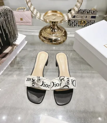 Dior Shoes for Dior Slippers for women Heel height:4cm #A65266