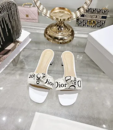 Dior Shoes for Dior Slippers for women Heel height:4cm #A65268